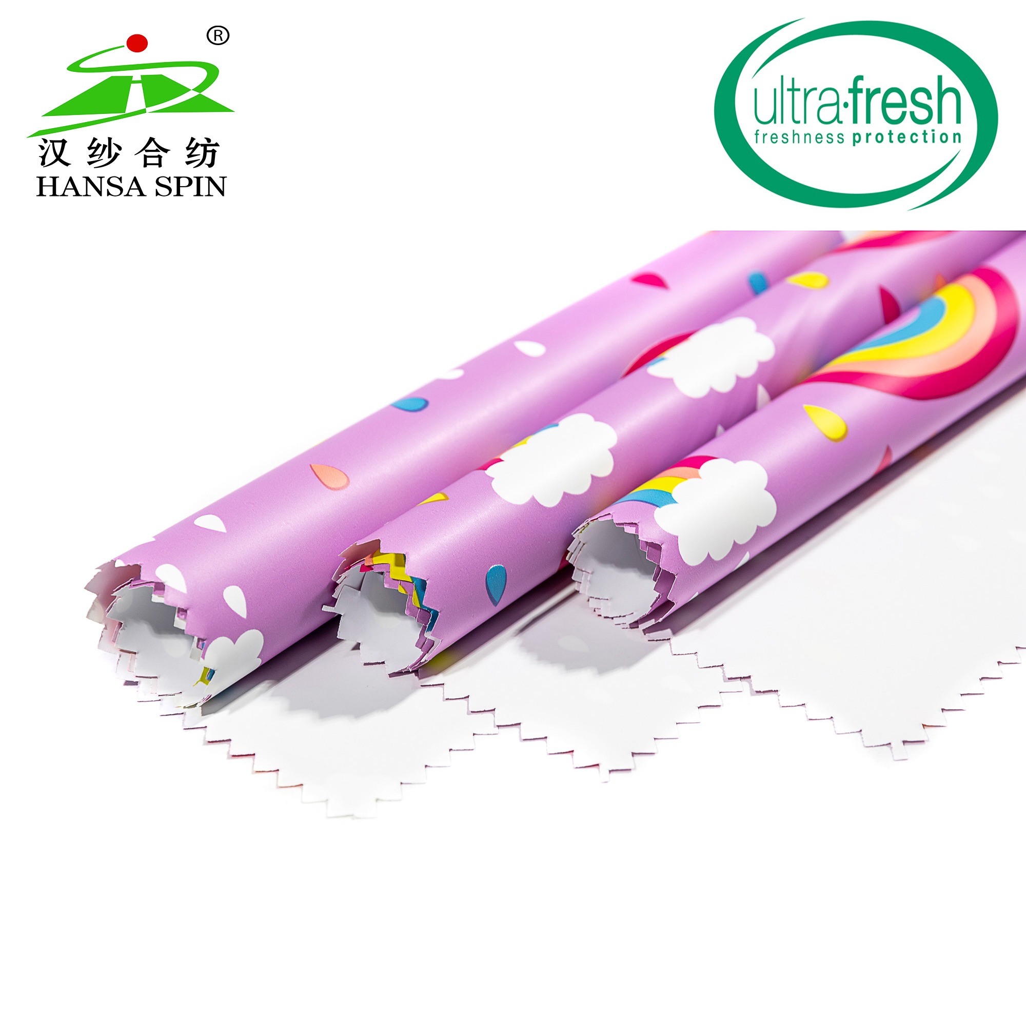 Factory Supply Waterproof Rainbow Printing TPU Film for Raincoat