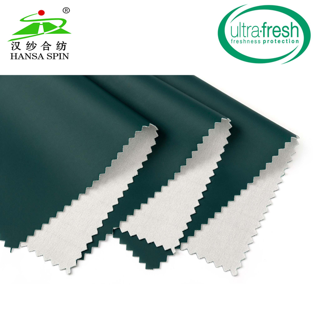 Waterproof Stretchable Dark Green PU Fabric Leather Sheets