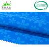 Good Design Eco-friendly Blue Flower Printing Pu Fabric Artificial Leather