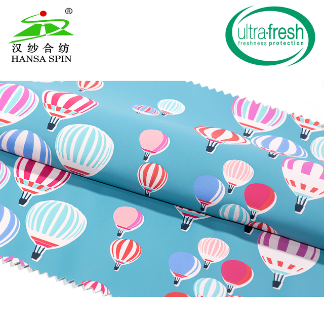 Ultra-Fresh Environment Friendly Printing PU Coated Rainwear Fabric Reach Oeko-Tex Standard 100