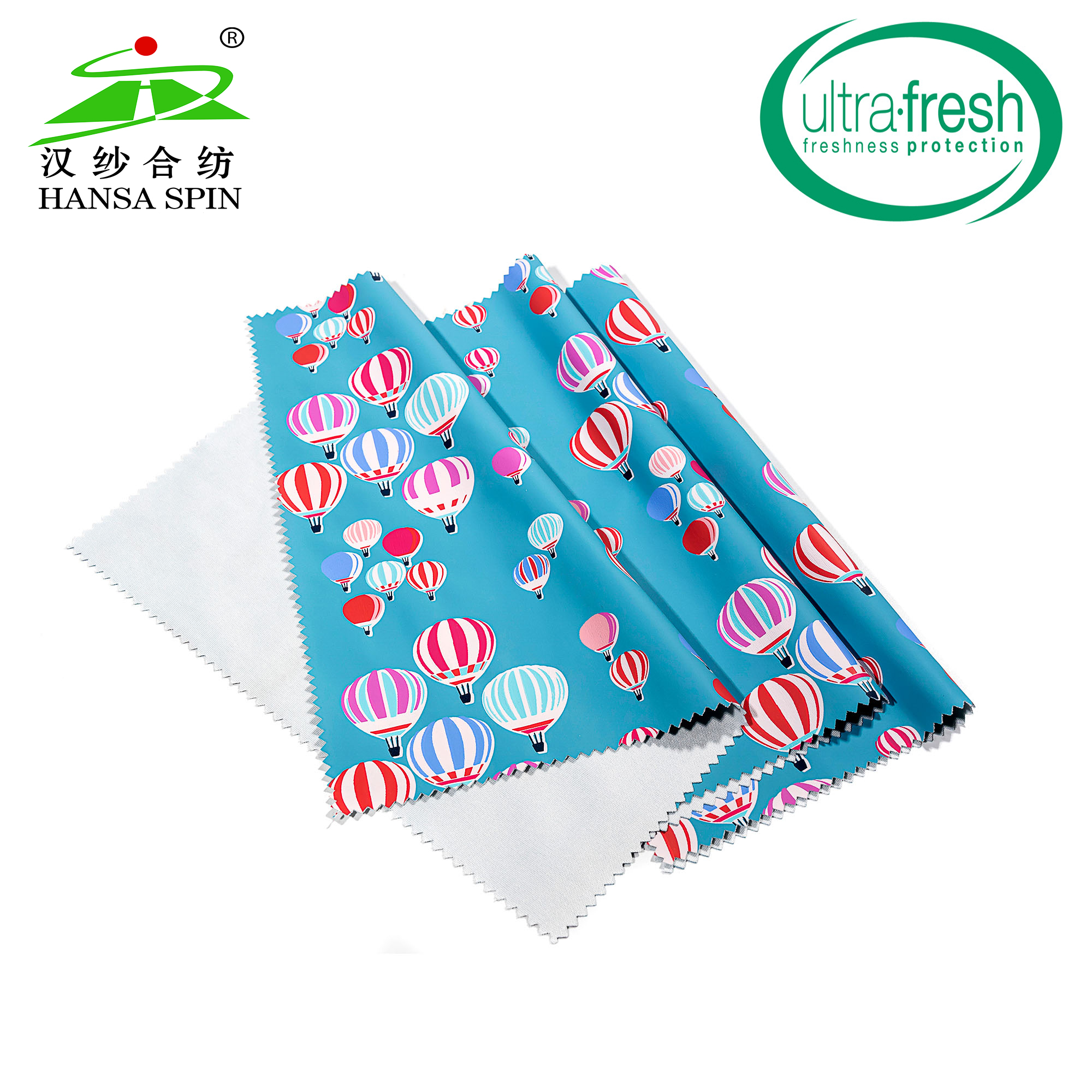 Ultra-Fresh Environment Friendly Printing PU Coated Rainwear Fabric Reach Oeko-Tex Standard 100