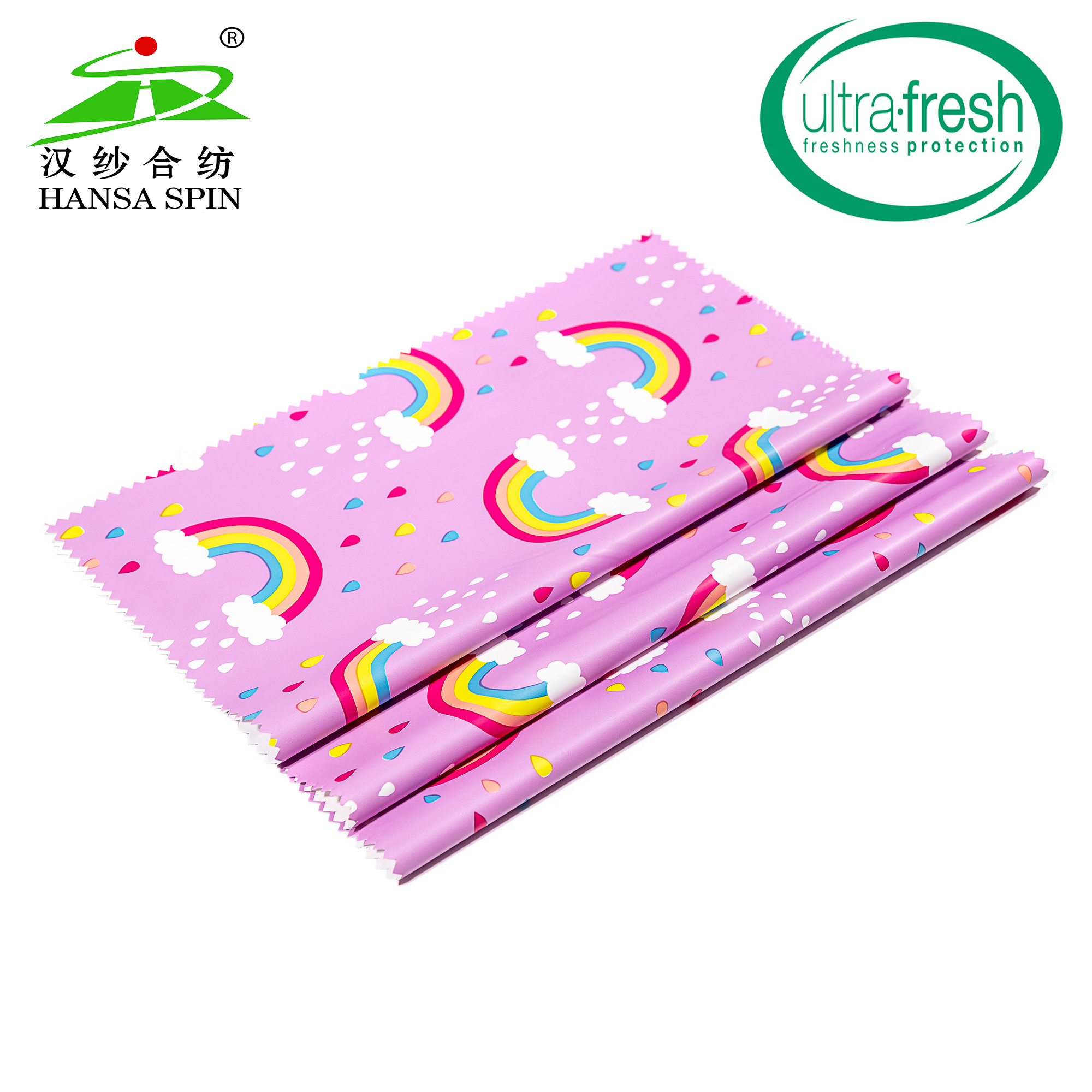 Factory Supply Waterproof Rainbow Printing TPU Film for Raincoat