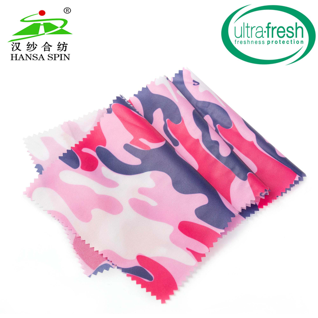 Good Grade Waterproof Fabric Camouflage Printed TPU Leather for Rainwear